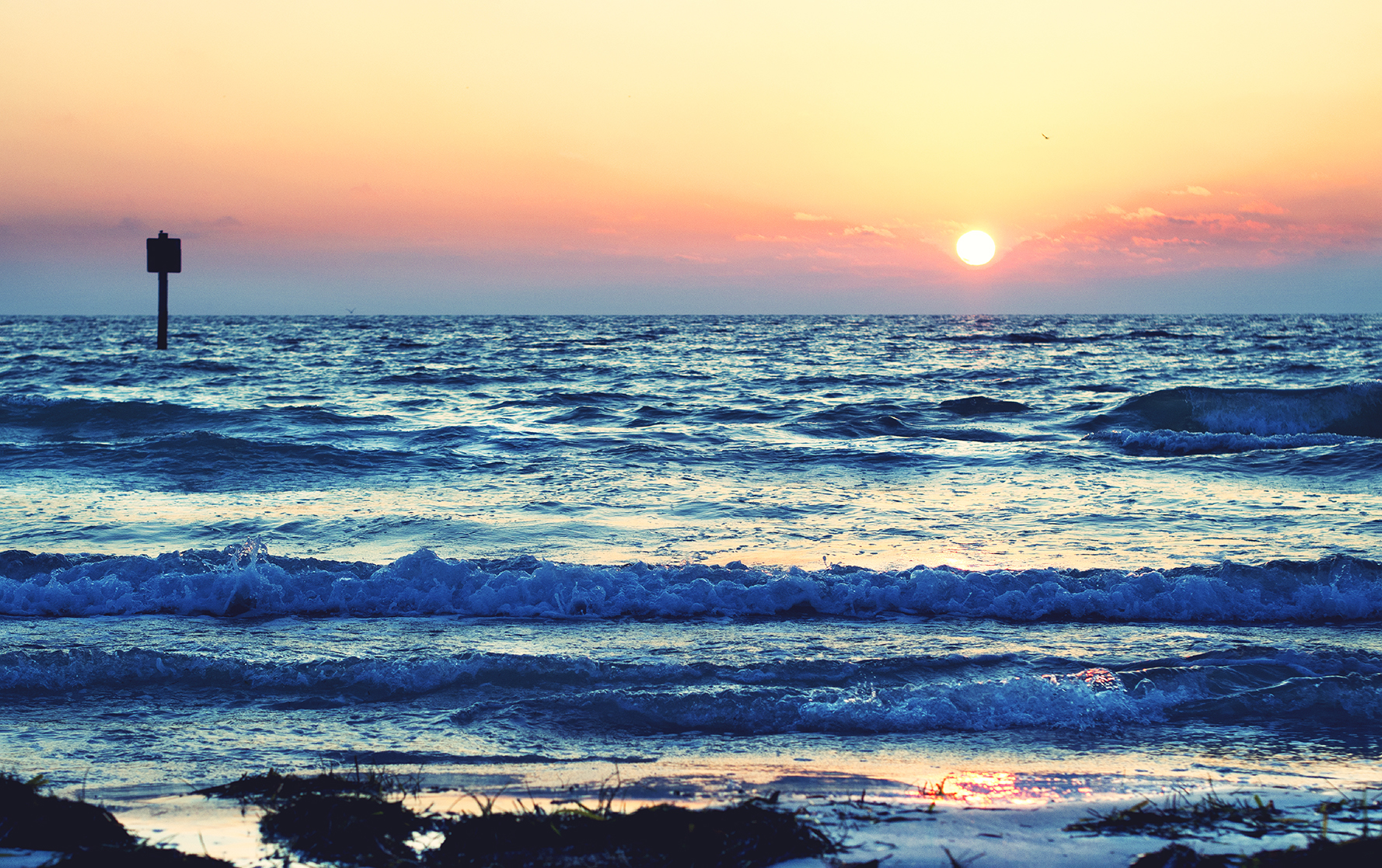 Sunset Beach. Summer Sunset Photograph.
By Stephen Geisel, Love-fi