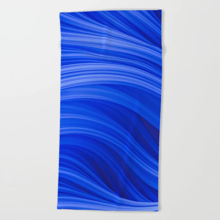  Flow Strand. Endless Blue. Abstract Art Beach Towel
by Love-fi, Stephen Geisel